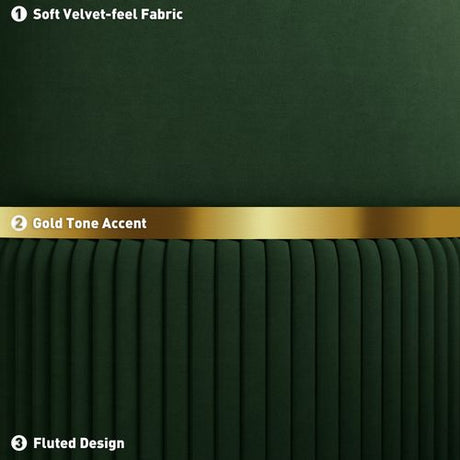 HOMCOM Round Pouffe, Storage Footstool with Cushioned Top HOMCOM