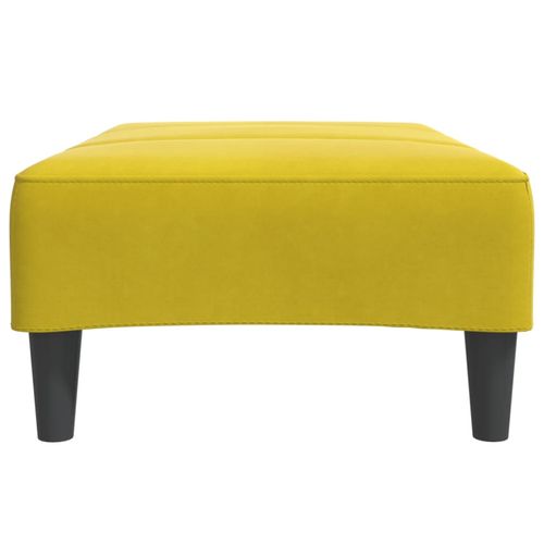 vidaXL Velvet Footstool Light Grey 77x55x31 cm vidaXL
