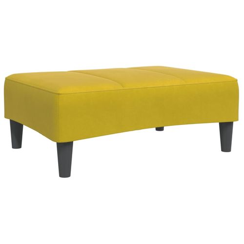 vidaXL Velvet Footstool Light Grey 77x55x31 cm vidaXL