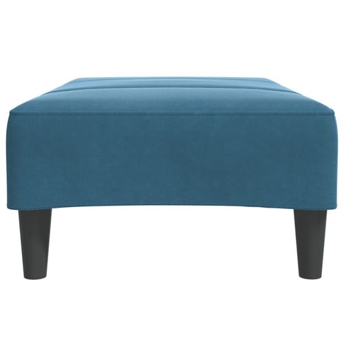 vidaXL Velvet Footstool Light Grey 77x55x31 cm vidaXL