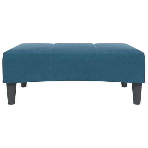 vidaXL Velvet Footstool Light Grey 77x55x31 cm vidaXL