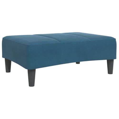 vidaXL Velvet Footstool Light Grey 77x55x31 cm vidaXL