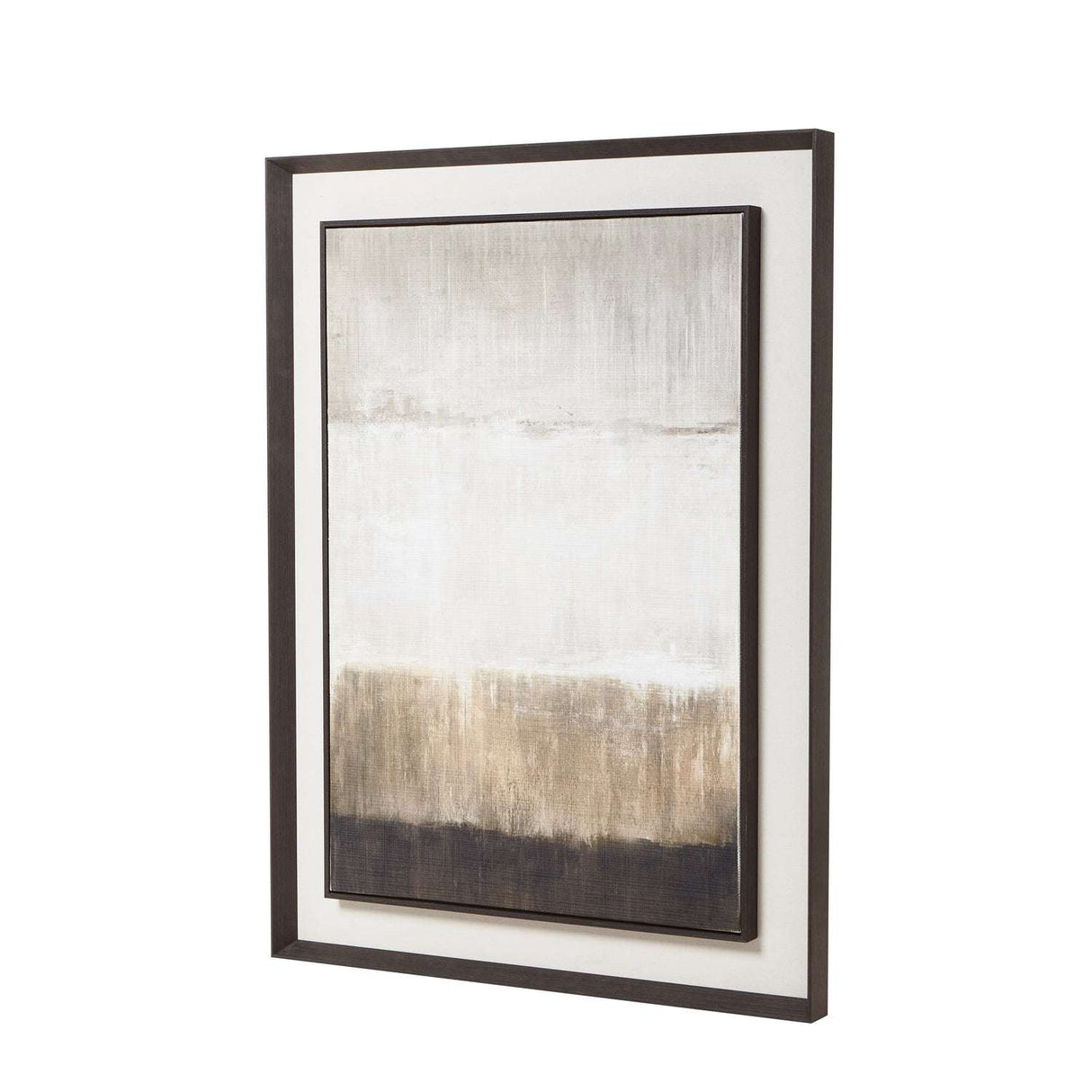 Extra Large Moderno Painting On Linen Mounted In Frame Shades 4 Seasons