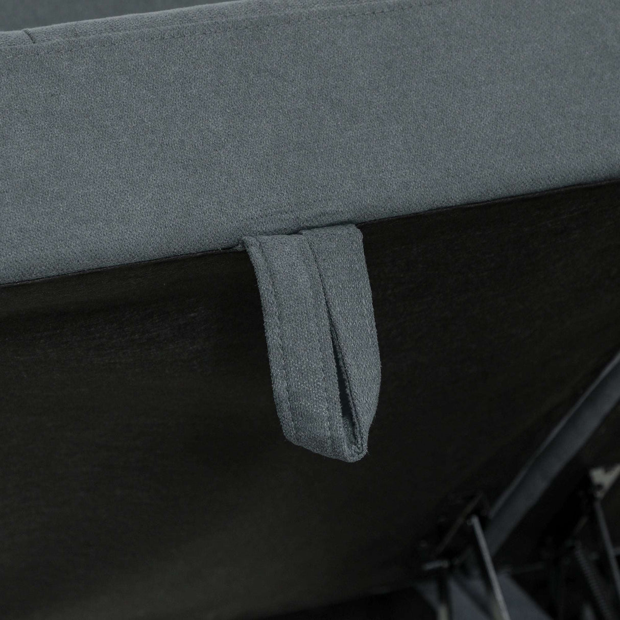 Close-up of the fabric and design detail of a Wise Galleria Modular Sofa
