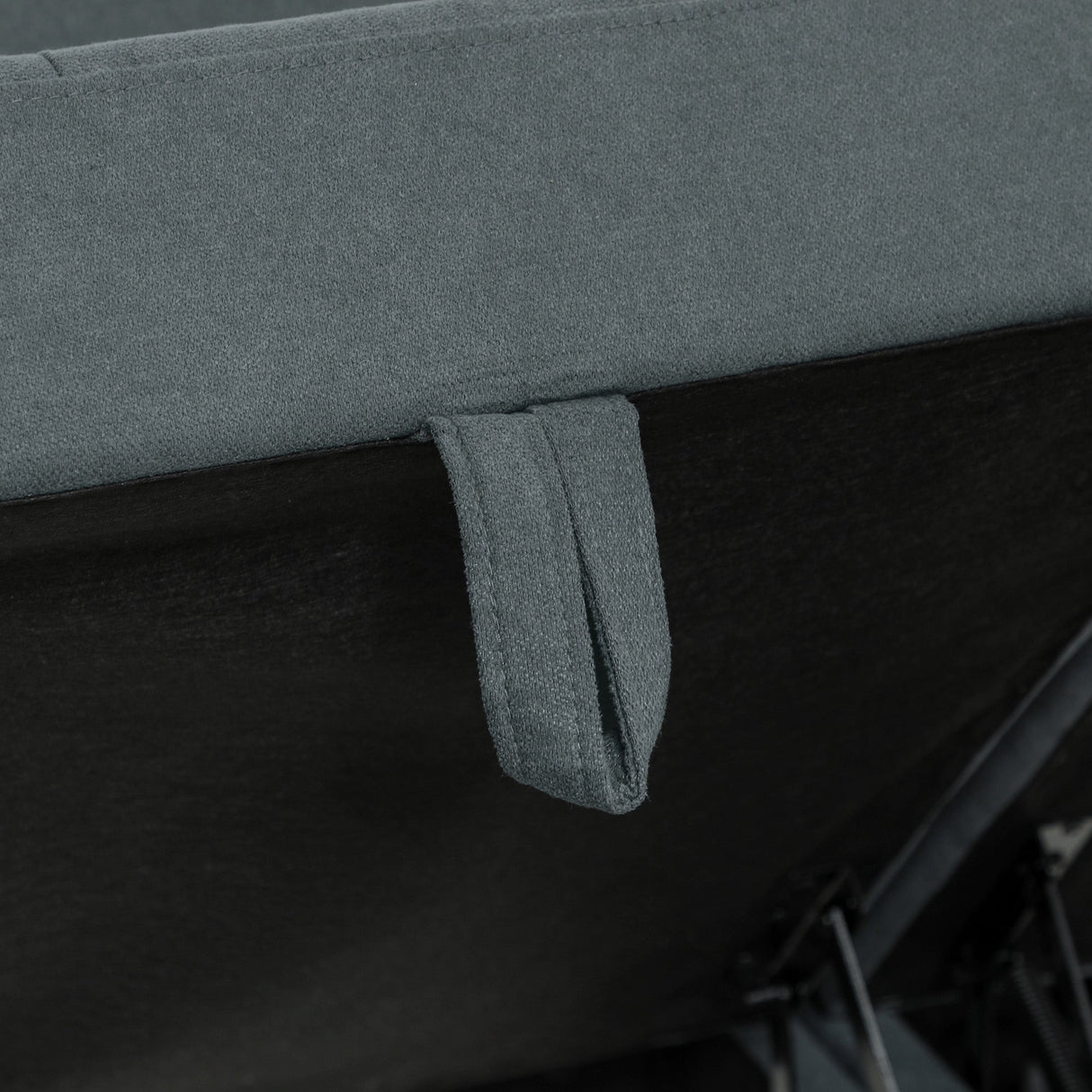 Close-up of the fabric and design detail of a Wise Galleria Modular Sofa