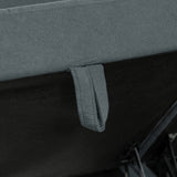 Close-up of the fabric and design detail of a Wise Galleria Modular Sofa