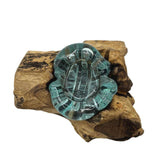 Molton Glass Candle Single Holder on Wood AW Dropship UK