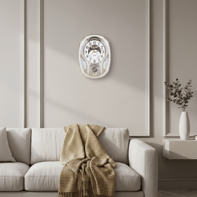 Elegant Widdop Motion Clock with Decorative Design, Perfect for Home Wall Decor