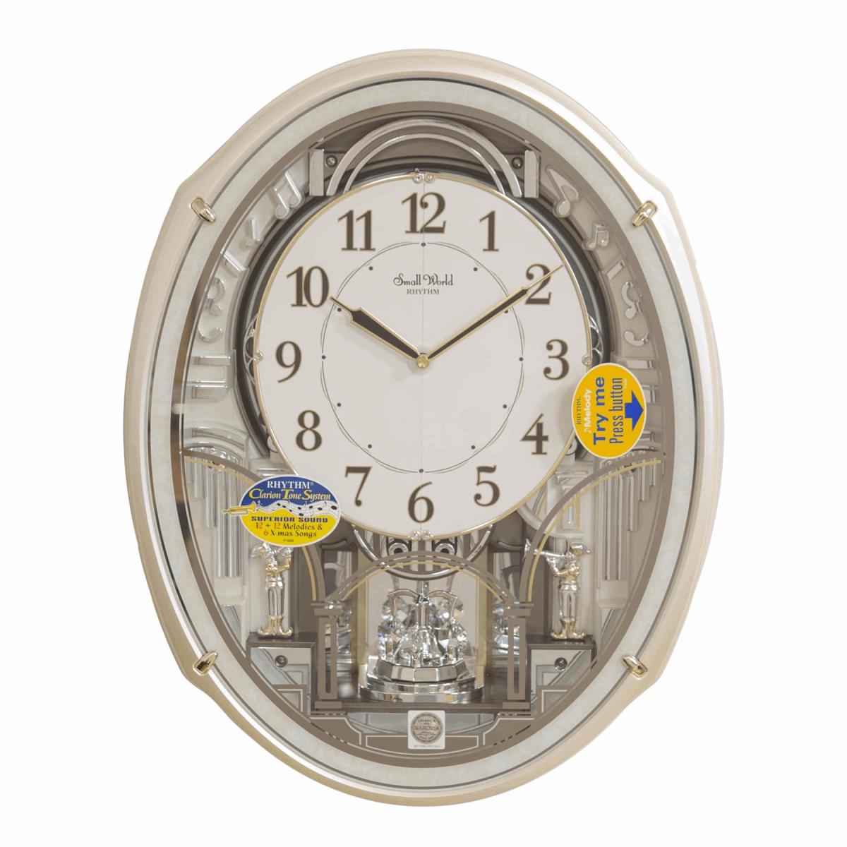 Widdop Motion Clock with elegant design and pendulum for stylish home decor