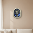 Widdop Motion Clock featuring a serene night scene and rotating elements for decorative charm