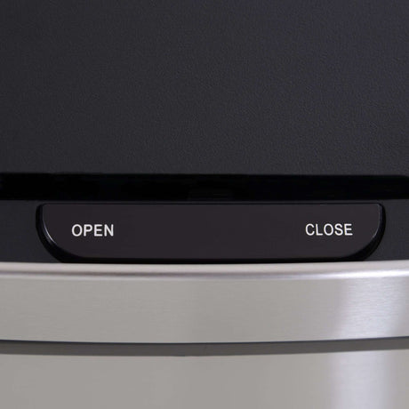 Motion Sensor Rubbish Bin, 3 Compartments Removable Lid Stainless Steel HOMCOM Unbranded