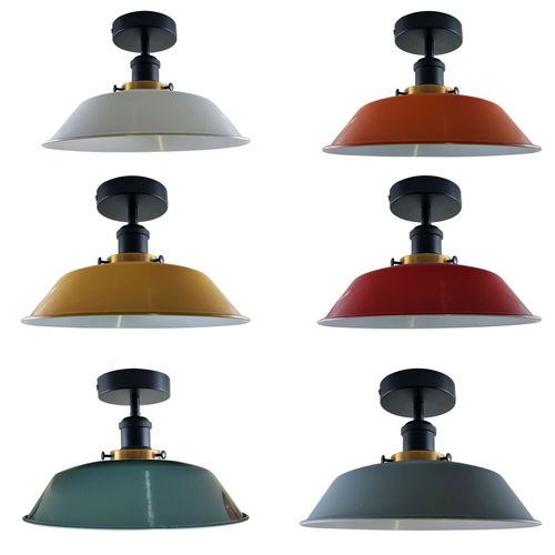 Modern Industrial Ceiling Light Fitting Flush Mount Light Metal Indoor Light LEDSone