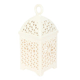 Decorative cream Multi-Purpose Burner with intricate cut-out patterns for fragrance and ambiance
