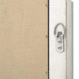 Antique White Frame Narrow Wall Mirror Shades 4 Seasons