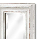 Antique White Frame Narrow Wall Mirror Shades 4 Seasons