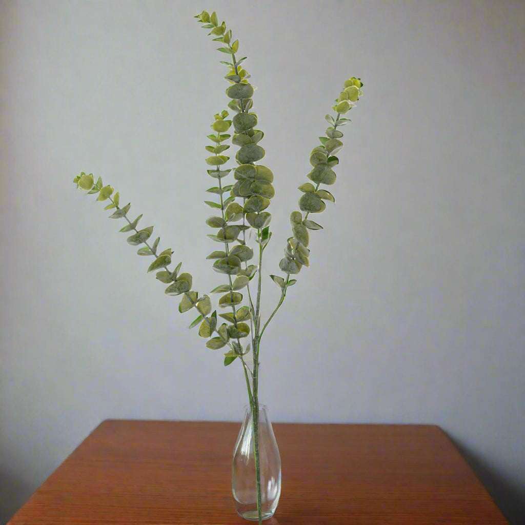 Shades 4 Seasons Artificial Eucalyptus Spray Stem GREEN PLASTIC Shades 4 Seasons