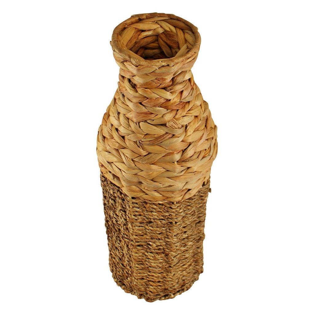 Natural Interiors Bamboo & Seagrass Vase, 45cm. Geko Products