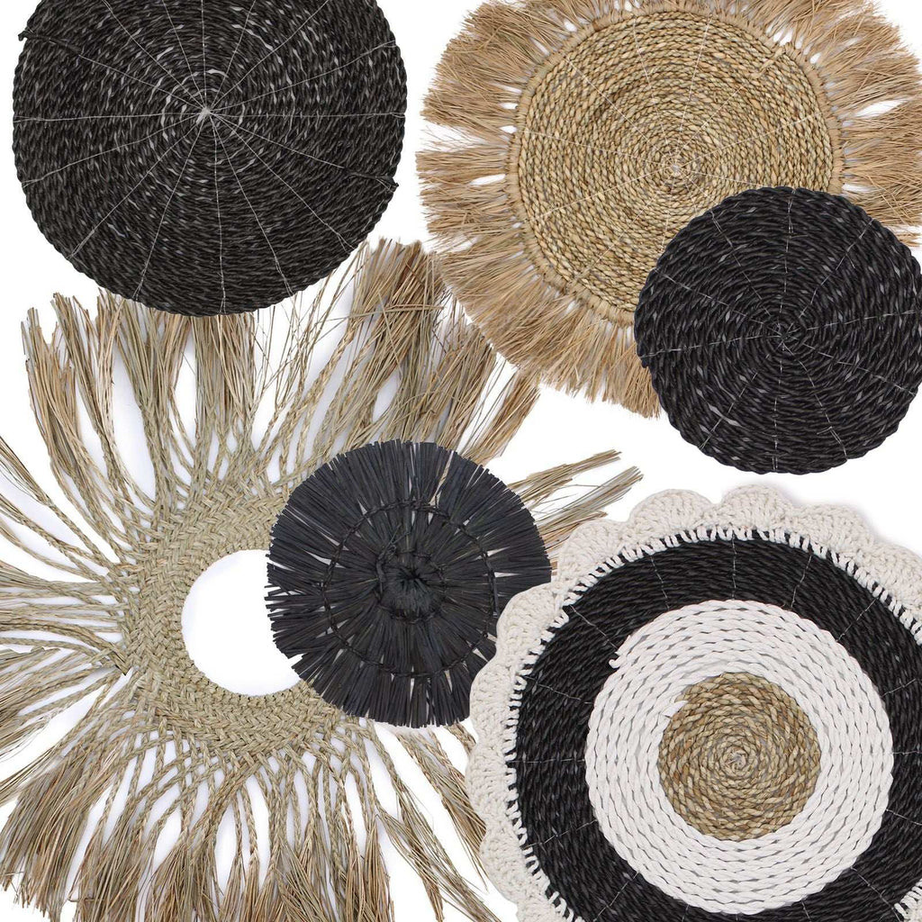 Set of Six Natural Wall Art - Abu-Abu Collection AW-Dropship