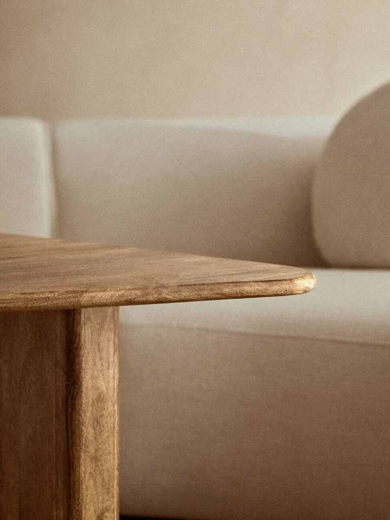 Walsa Natural Finish Mango Wood Coffee Table Orsina