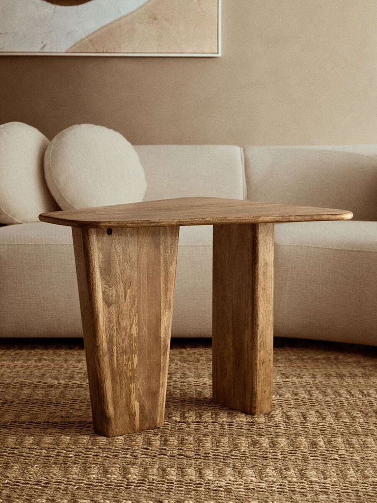 Walsa Natural Finish Mango Wood Coffee Table Orsina