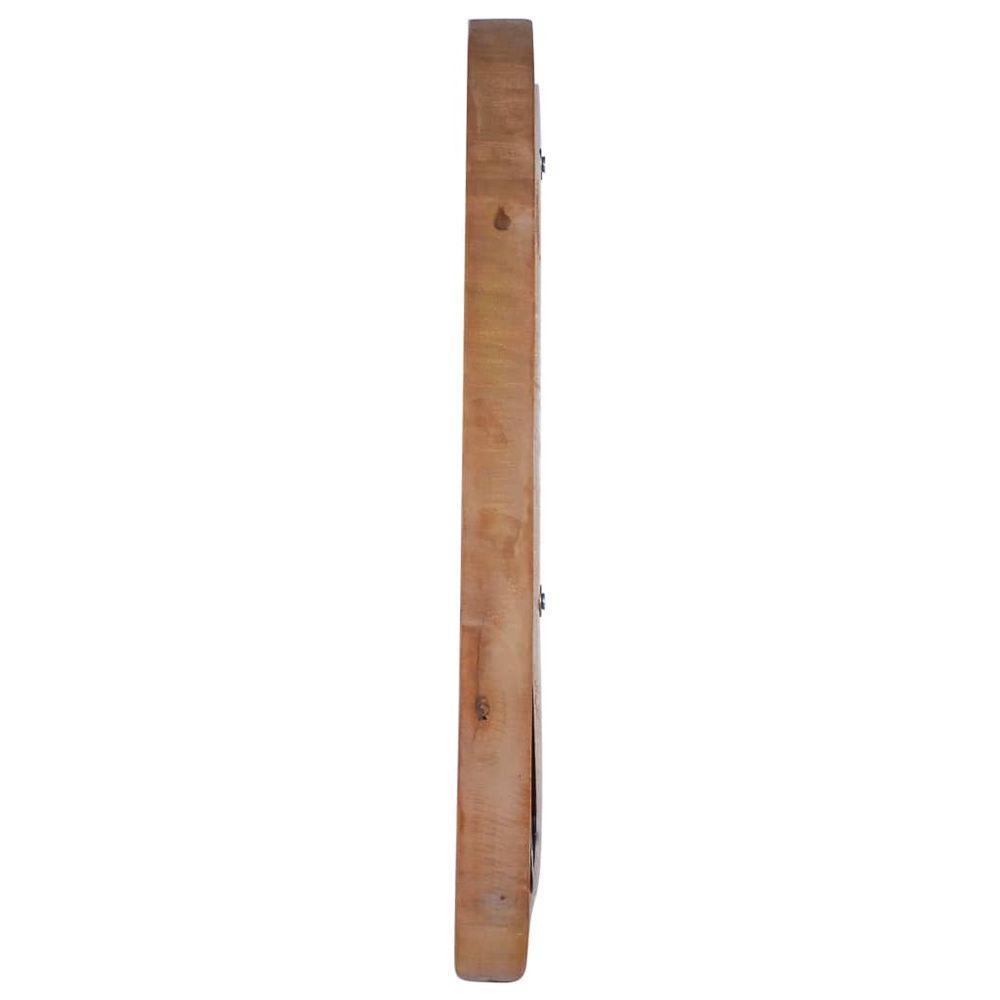 vidaXL Wall Mirror 40 cm Teak Round vidaXL