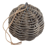 Shades 4 Seasons Wicker Bauble - Handwoven Natural Shades 4 Seasons