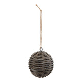 Shades 4 Seasons Wicker Bauble - Handwoven Natural BROWN WICKER Shades 4 Seasons