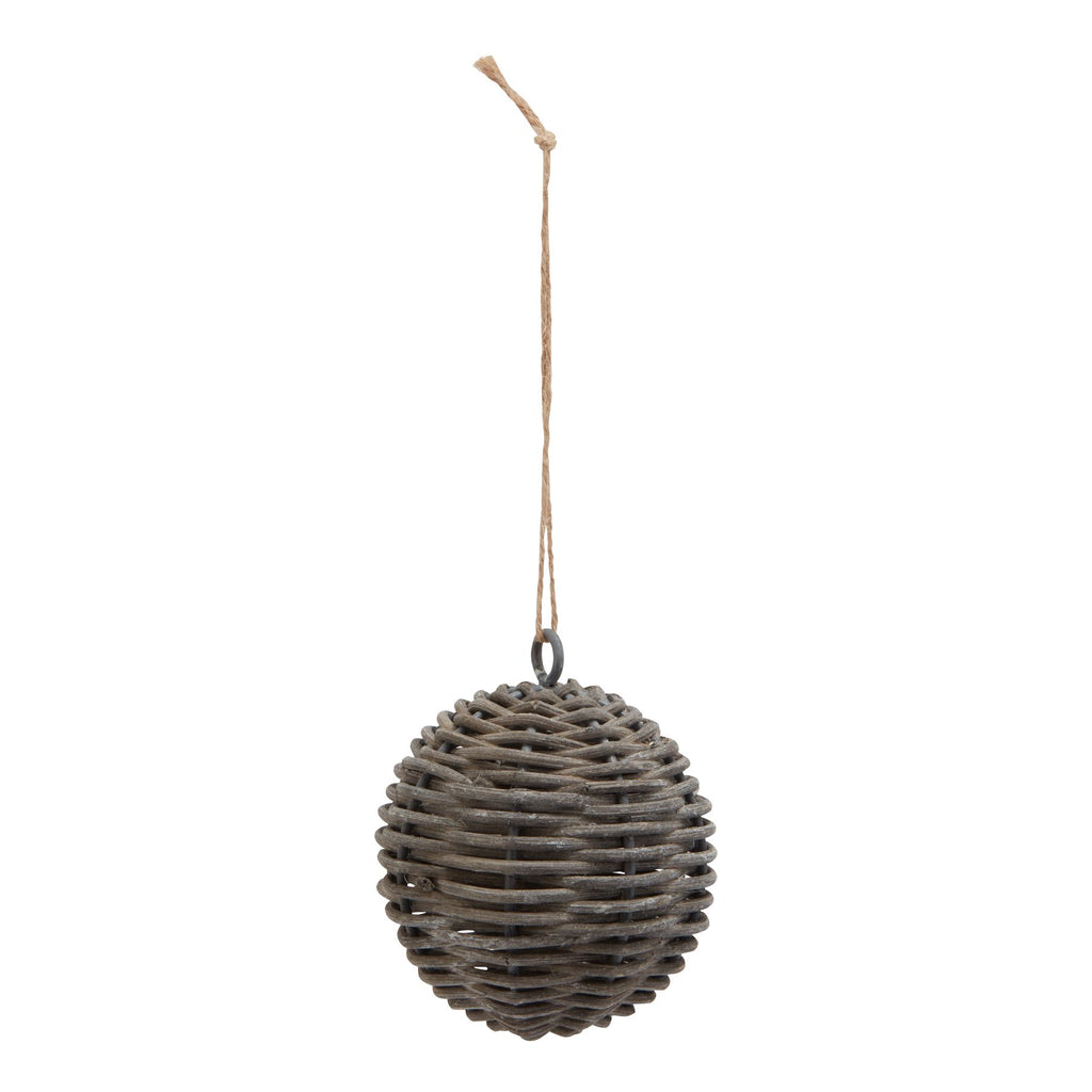 Shades 4 Seasons Wicker Bauble - Handwoven Natural BROWN WICKER Shades 4 Seasons
