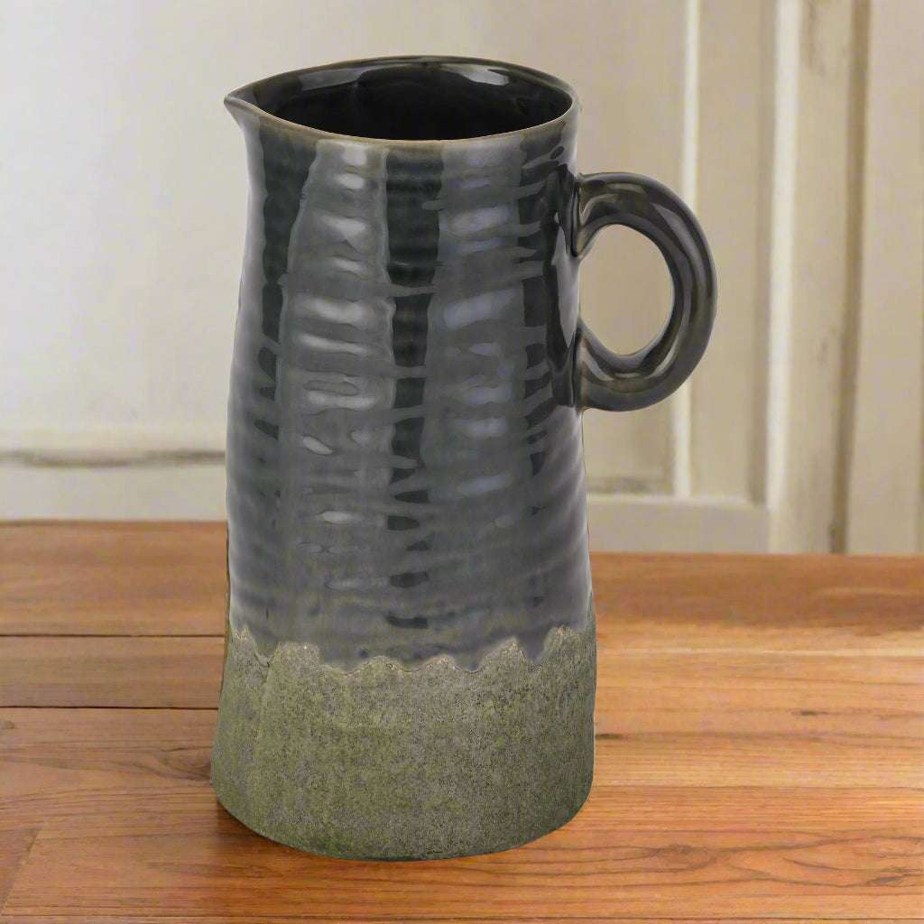 Shades 4 Seasons Navy Jug - Stylish Ceramic Pitcher CERAMIC Shades 4 Seasons