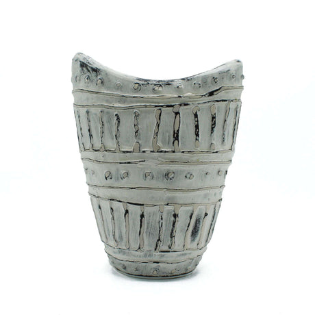 Shades 4 Seasons Neck Shaped Vase - Balinese Ceramic Decor AW-Dropship