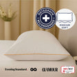 Brightr Sleep Neck Support Pillow with medium softness, recommended by osteopaths for side sleepers