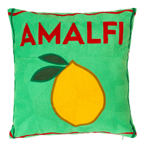 The Pillow Drop Amalfi Needlepoint Cushion - Stylish Decor The Pillow Drop