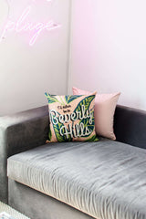 The Pillow Drop Needlepoint Cushion - Beverly Hills Design The Pillow Drop