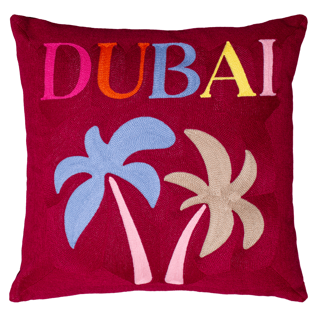 The Pillow Drop Needlepoint Cushion - Dubai Design The Pillow Drop