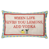 When Life Gives You Lemons Needlepoint Cushion The Pillow Drop