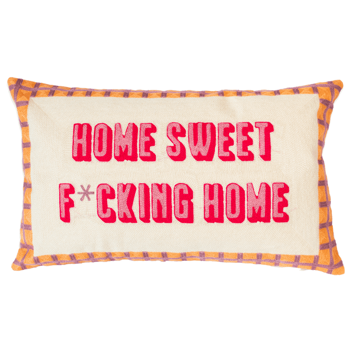 Home Sweet Home Needlepoint Cushion for Stylish Living The Pillow Drop