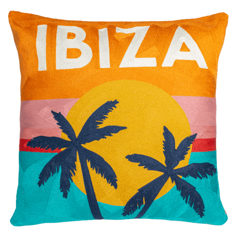 The Pillow Drop Needlepoint Cushion Ibiza Design The Pillow Drop