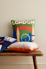 The Pillow Drop Needlepoint Cushion - London Design The Pillow Drop