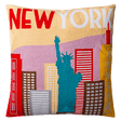 The Pillow Drop Needlepoint Cushion New York Design The Pillow Drop