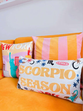 The Pillow Drop Needlepoint Cushion for Scorpio Design The Pillow Drop