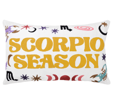 The Pillow Drop Needlepoint Cushion for Scorpio Design The Pillow Drop