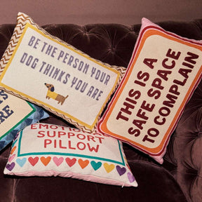 Be The Person Your Dog Thinks You Are Needlepoint Cushion The Pillow Drop