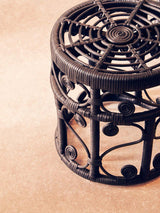 Orsina Nesting Tables made from intricate rattan with a stylish design for versatile living spaces