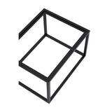 Elegant Orsina Nesting Tray Tables in Black Metal for Stylish Home Decor