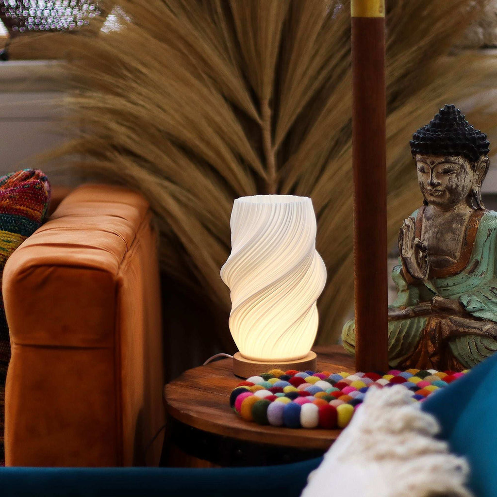 New Wave Lamp - USB - 3 settings - Cloud Twisted AW Dropship UK