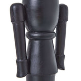 Minimalist Black Wooden Nutcracker Decoration Shades 4 Seasons