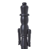 Minimalist Black Wooden Nutcracker Decoration Shades 4 Seasons