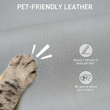 Office Chair made with pet-friendly leather that resists hair and scratches for durability