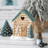 Charming Log Cabin Oil Burner for Beautiful Scents N/A