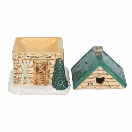 Charming Log Cabin Oil Burner for Beautiful Scents N/A